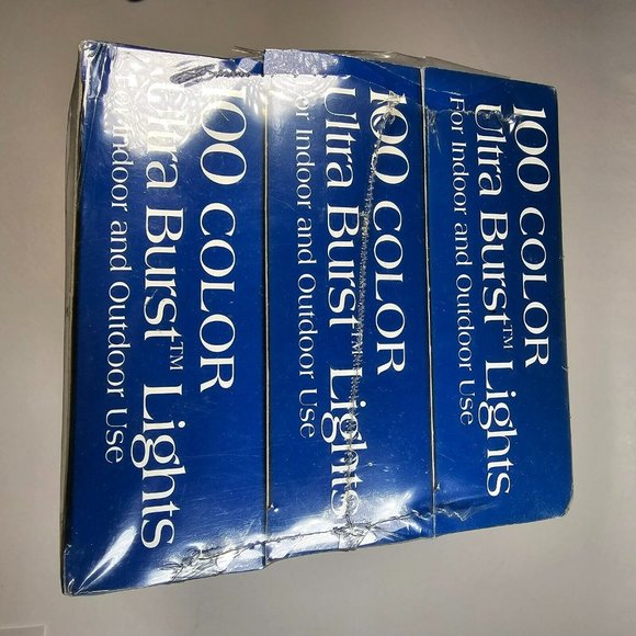 Tomson Ultra Burst 2-Way Flashing 300ct Color String Lights NEW Green Wire 32ft - Picture 6 of 6